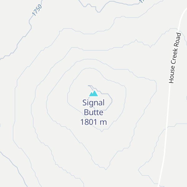 Map of Signal Butte