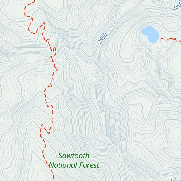 Map of Ross Peak