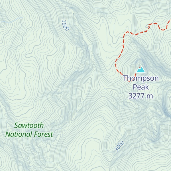 Map of Mount Carter