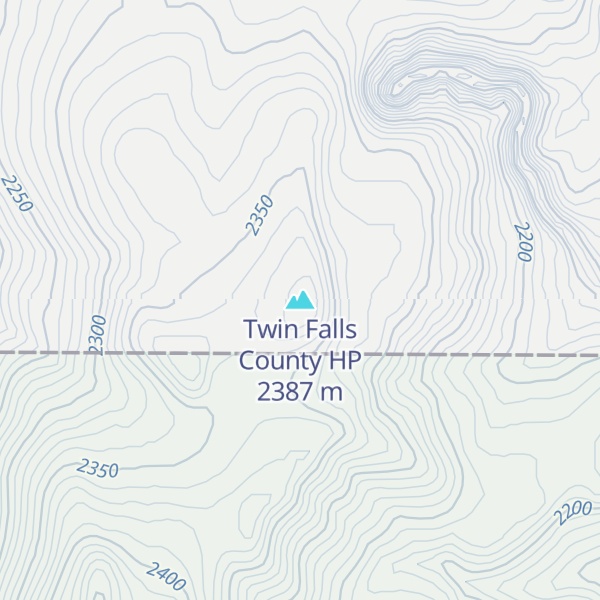 Map of Twin Falls County HP