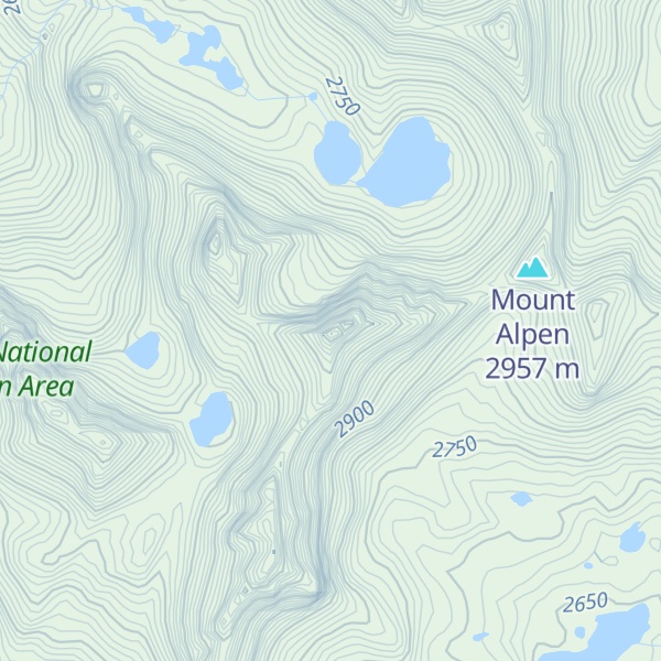 Map of Packrat Peak