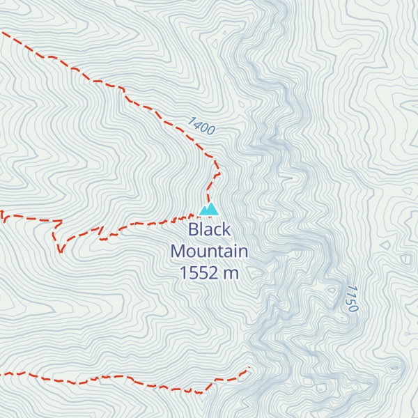 Map of Black Mountain
