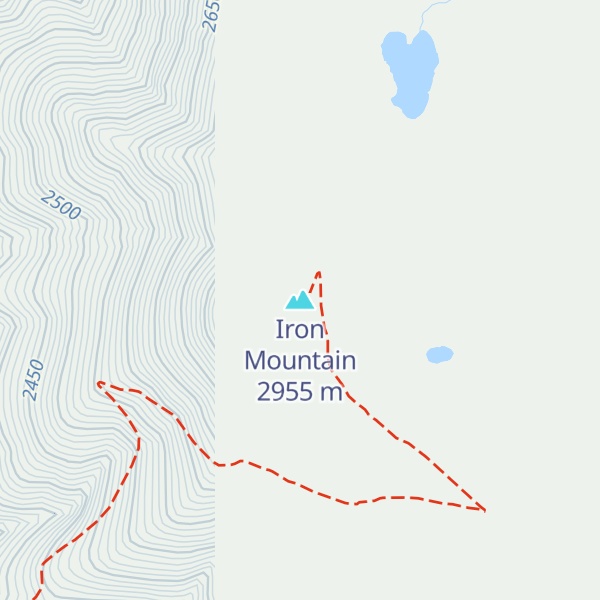 Map of Iron Mountain