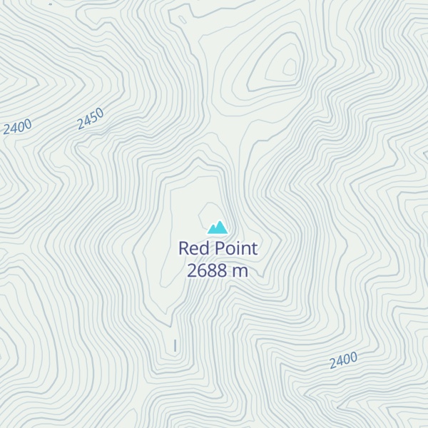 Map of Elk Mountain