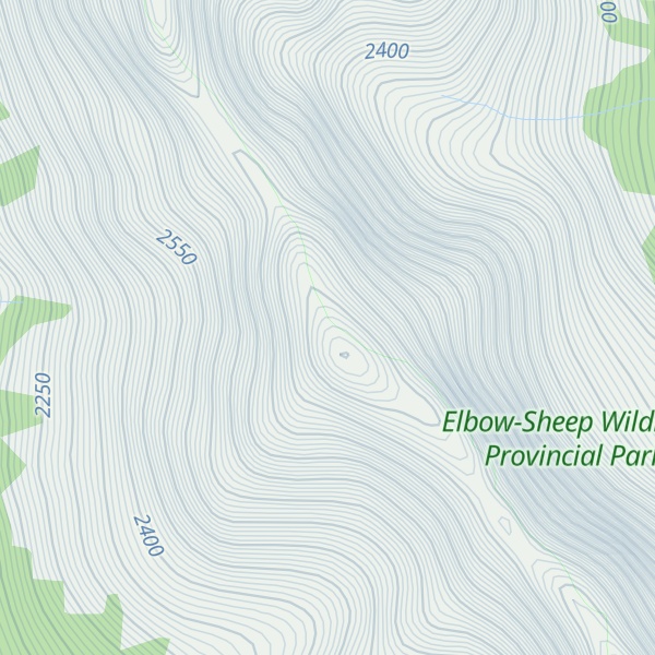 Map of Mount Burney