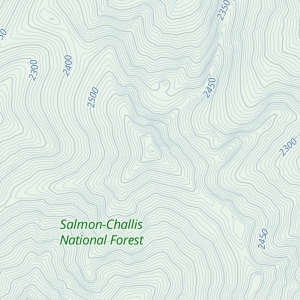 Map of Grays Peak