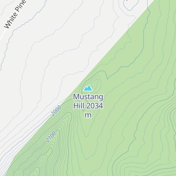 Map of Mustang Hill
