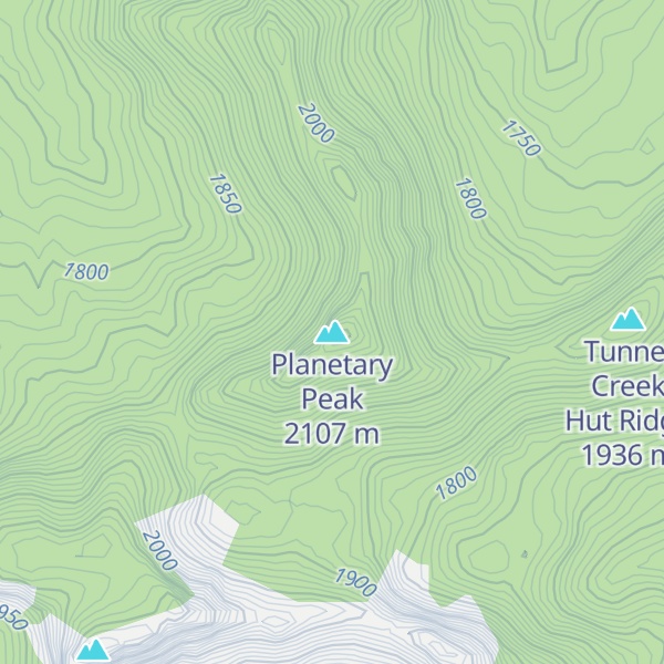 Map of Planetary Peak
