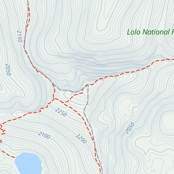 Map of Illinois Peak