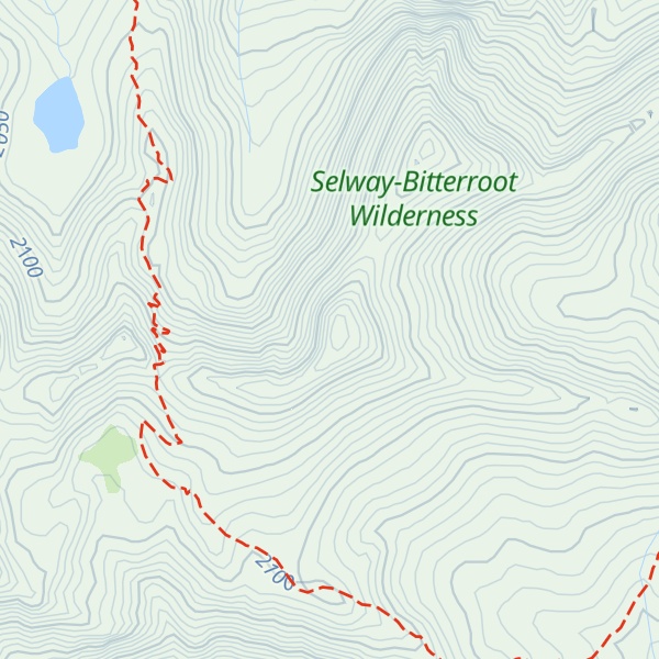 Map of Grave Meadow Peak