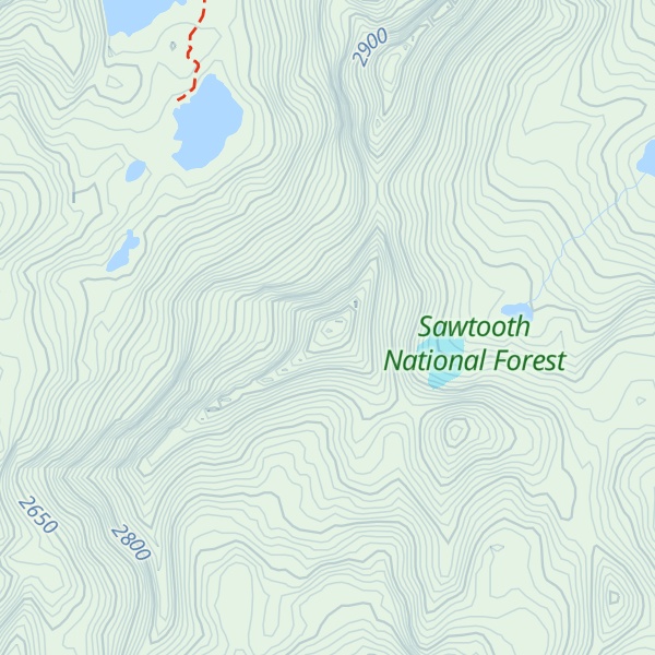 Map of Plummer Peak