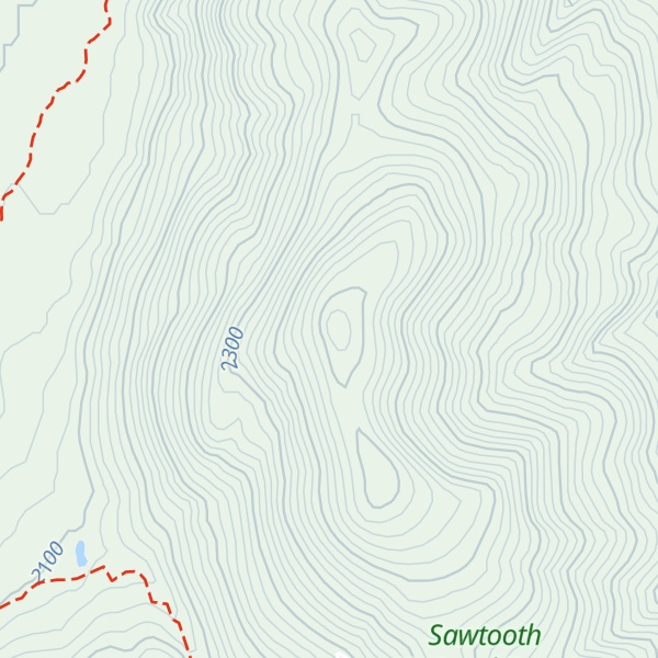Map of Elk Mountain