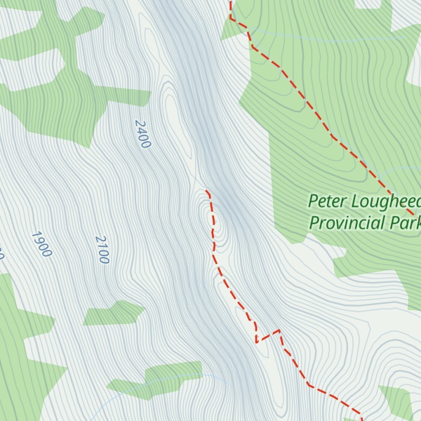 Map of Mount Wintour