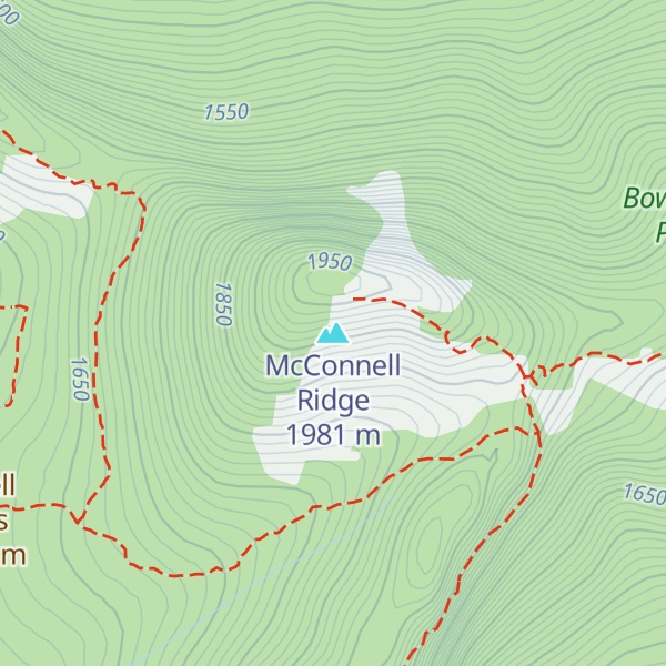 Map of McConnell Ridge
