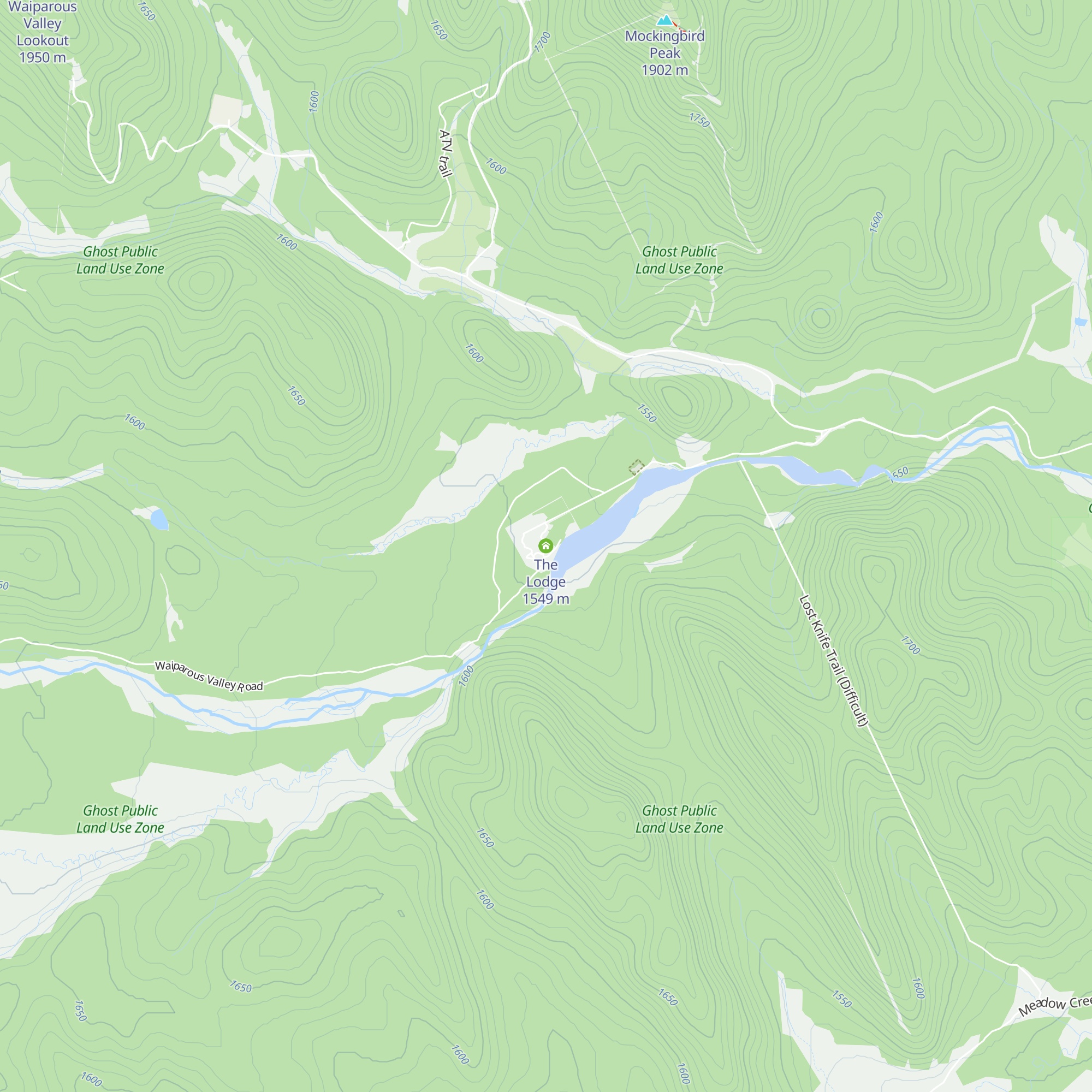 The Lodge map