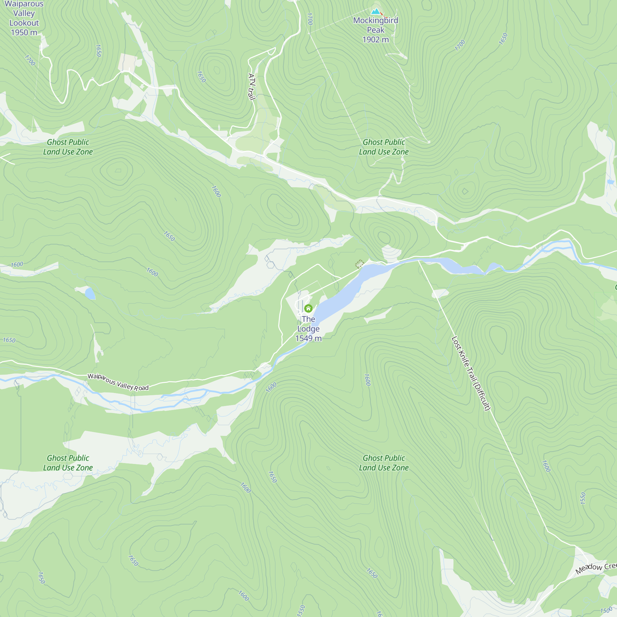The Lodge map