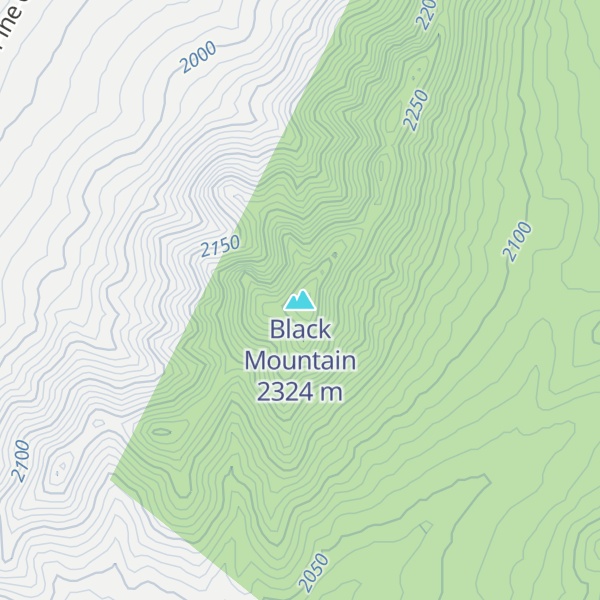 Map of Black Mountain