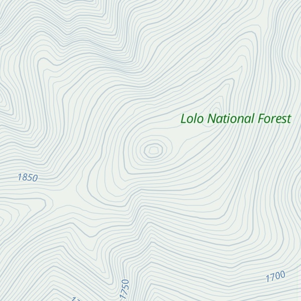 Map of Sacajawea Peak