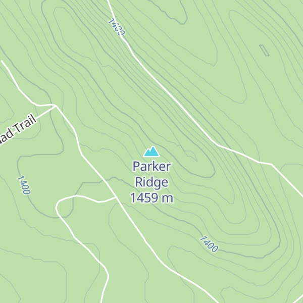 Map of Parker Ridge
