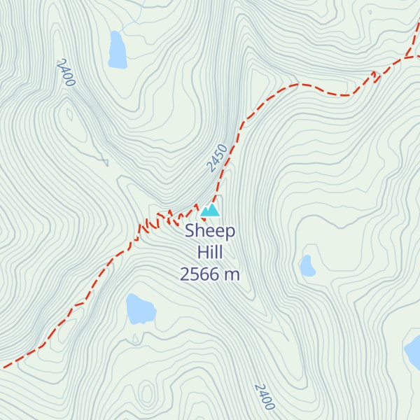 Map of Sheep Hill