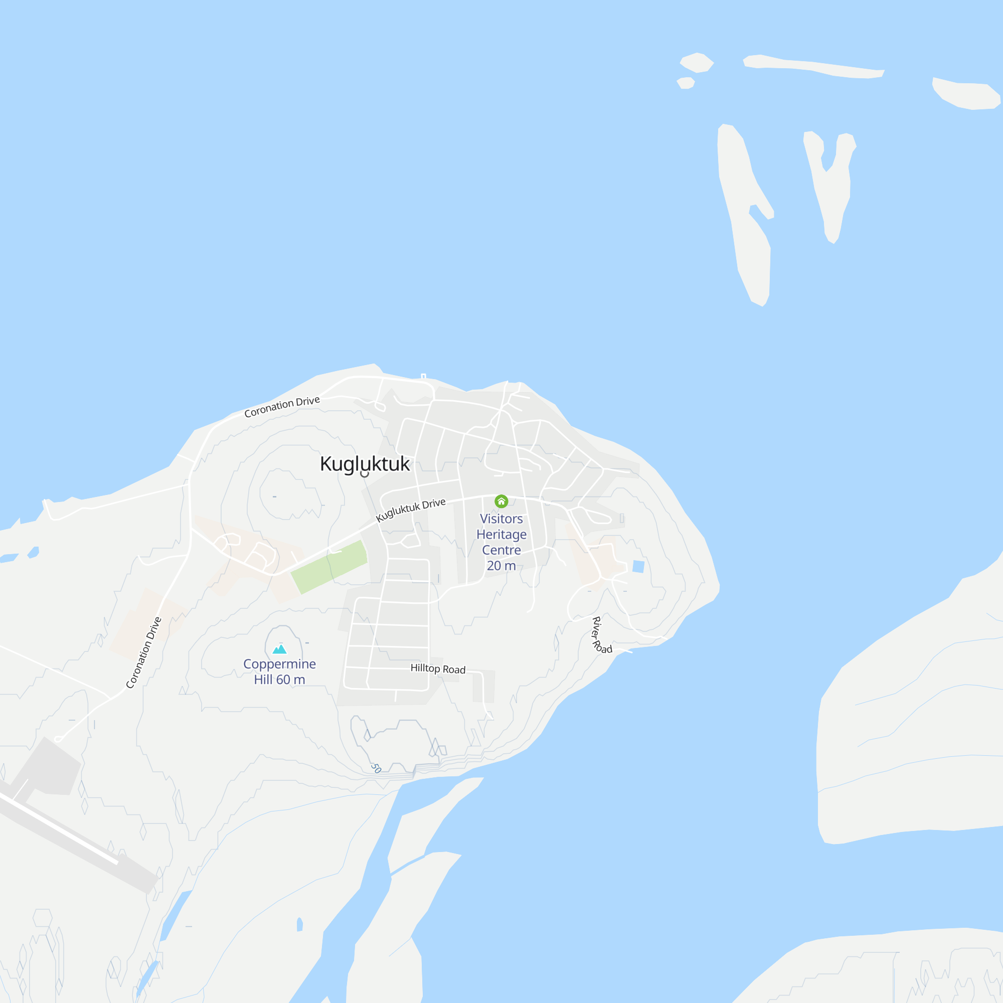 Visitors Heritage Centre map