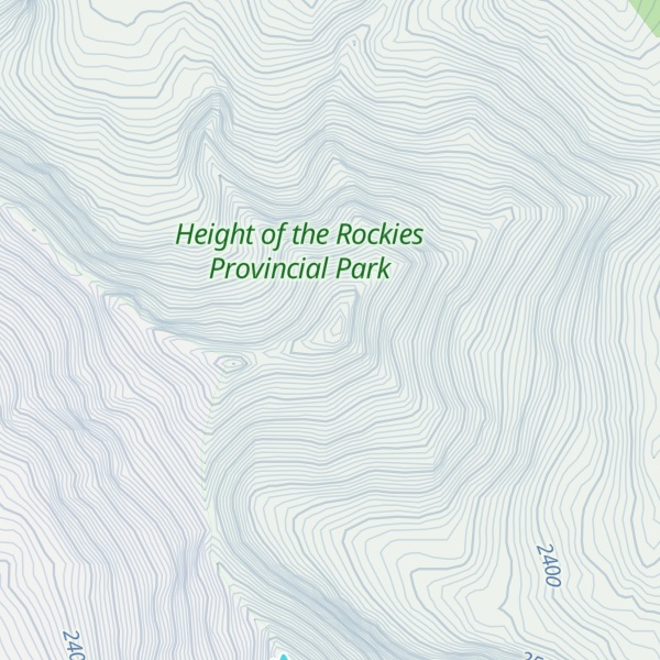 Map of Mount Hornickel