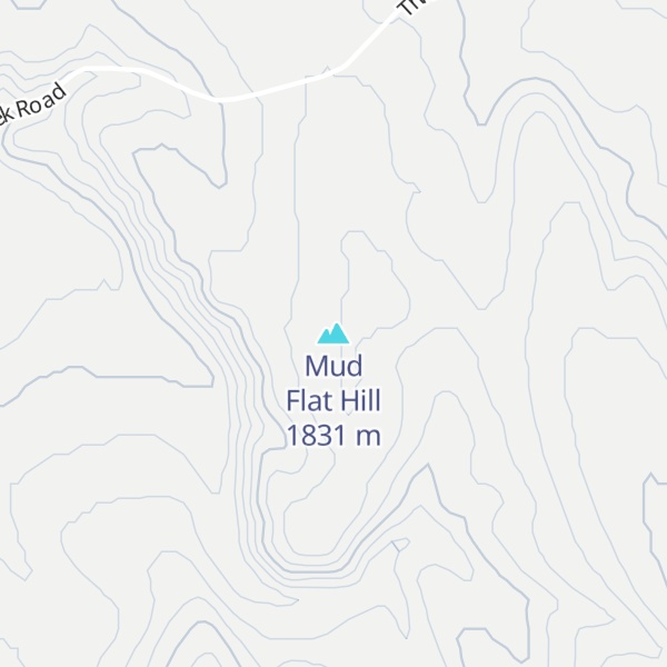 Map of Mud Flat Hill