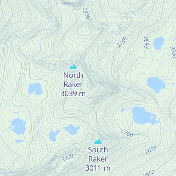 Map of The Rakers