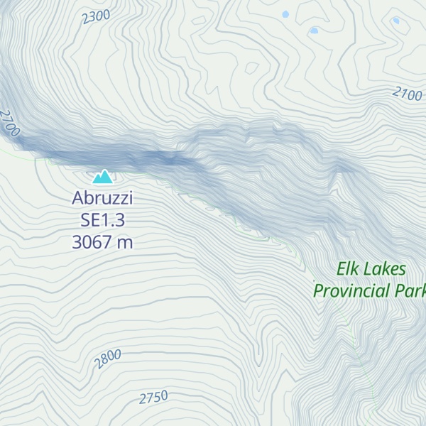 Map of Abruzzi SE1.6