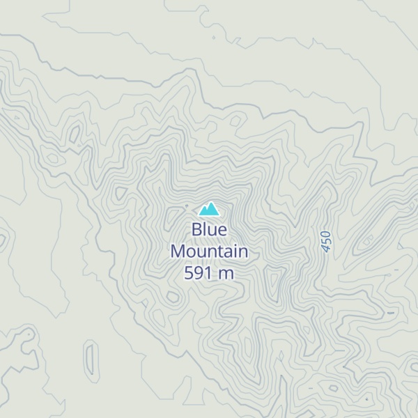 Map of Blue Mountain