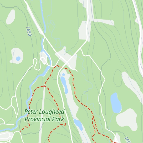 Map of Pocaterra Hut
