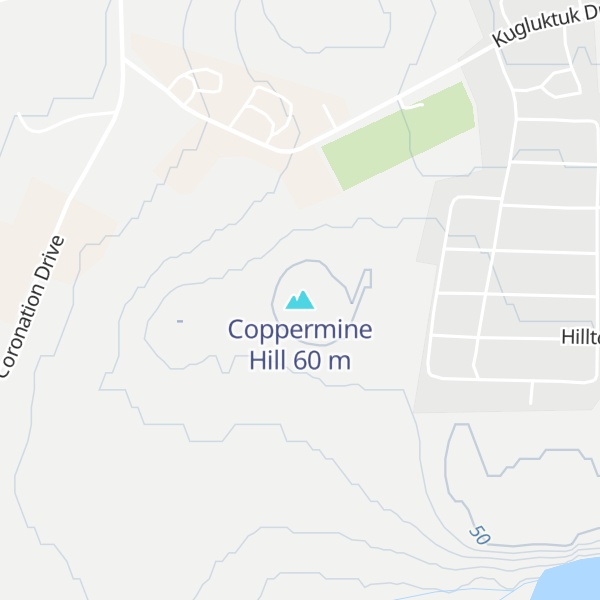 Map of Coppermine Hill