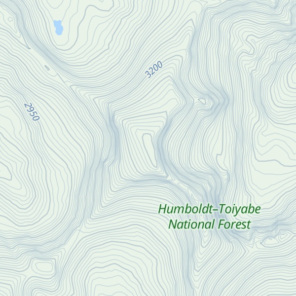 Map of Humboldt Peak
