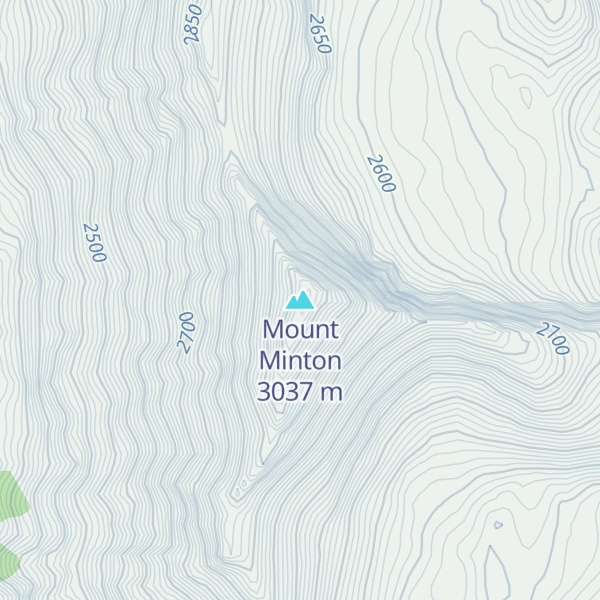 Map of Mount Minton