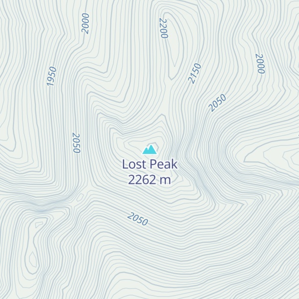 Map of Lost Peak