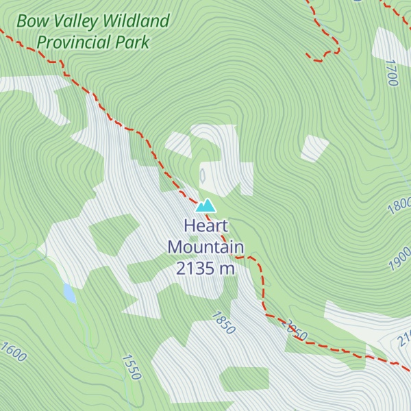 Map of Heart Mountain