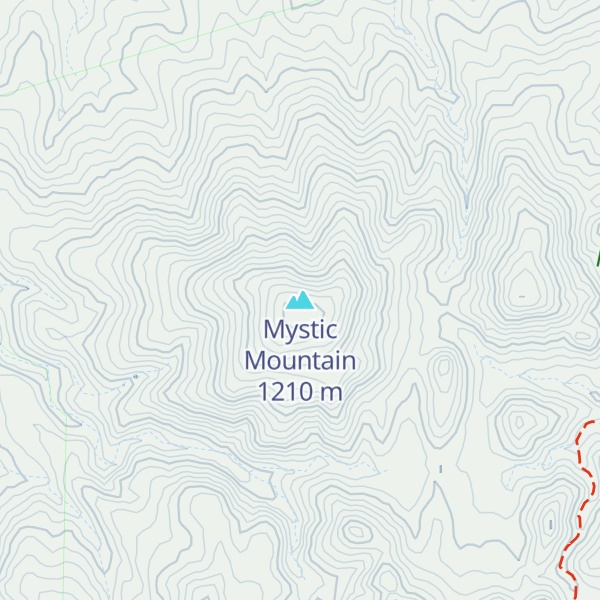 Map of Mystic Mountain