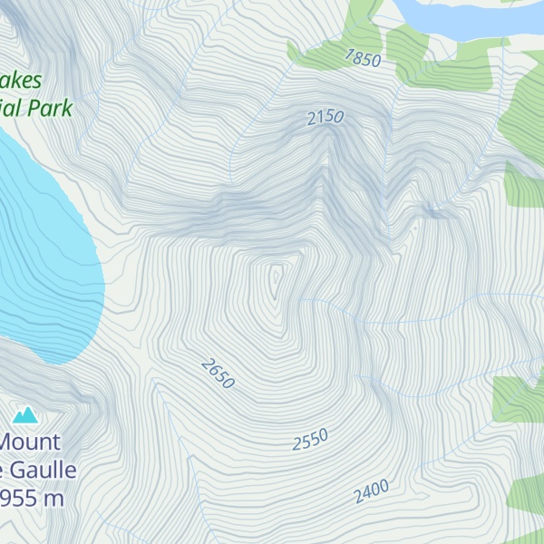 Map of Mount McCuaig