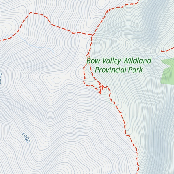 Map of Goat Mountain Peak 6