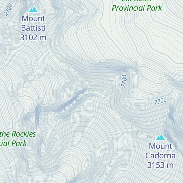 Map of Mount Swiderski