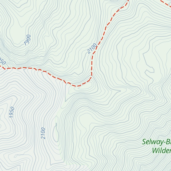 Map of Little Copper Butte