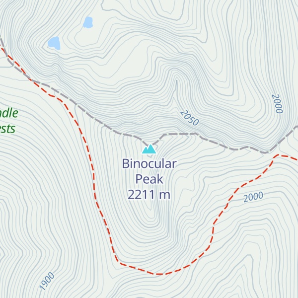 Map of Binocular Peak