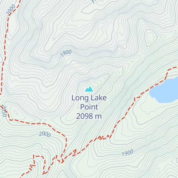 Map of Long Lake Point