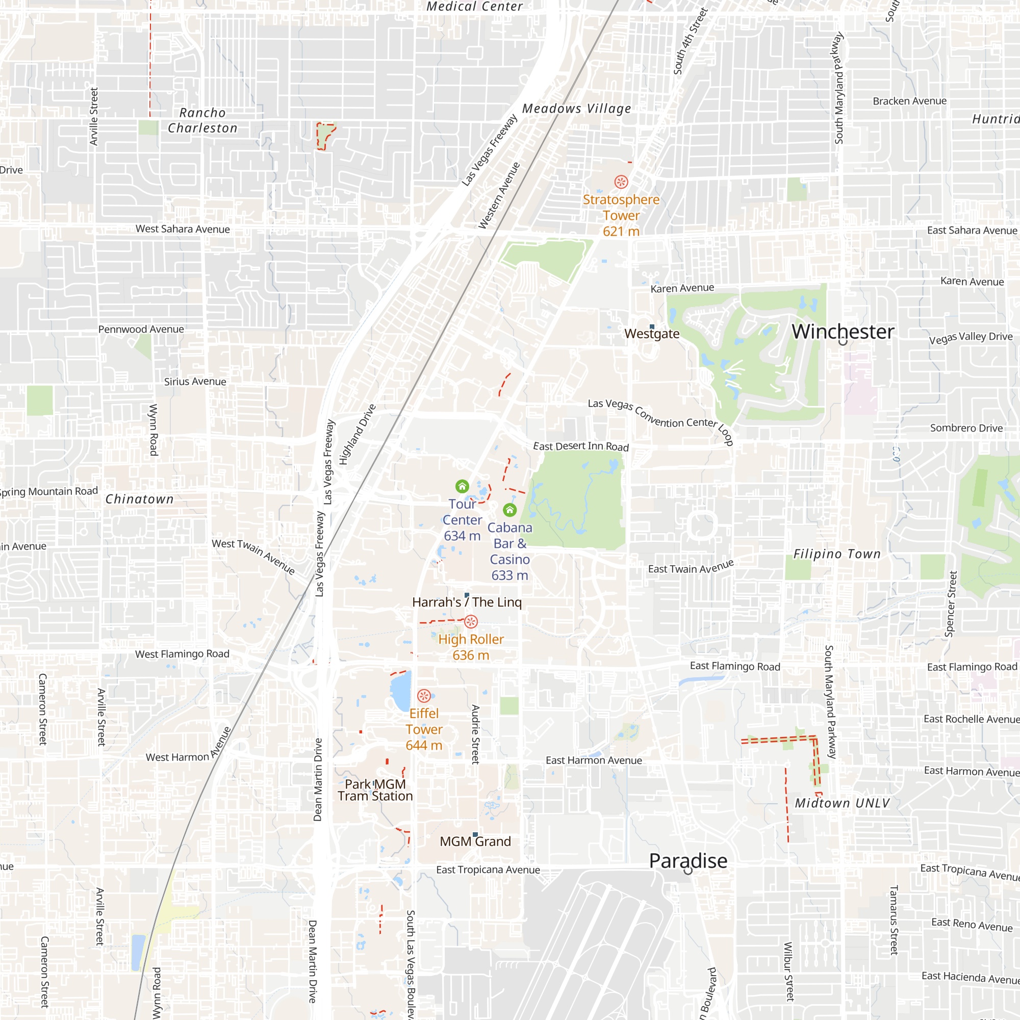 Cabana Bar & Casino map
