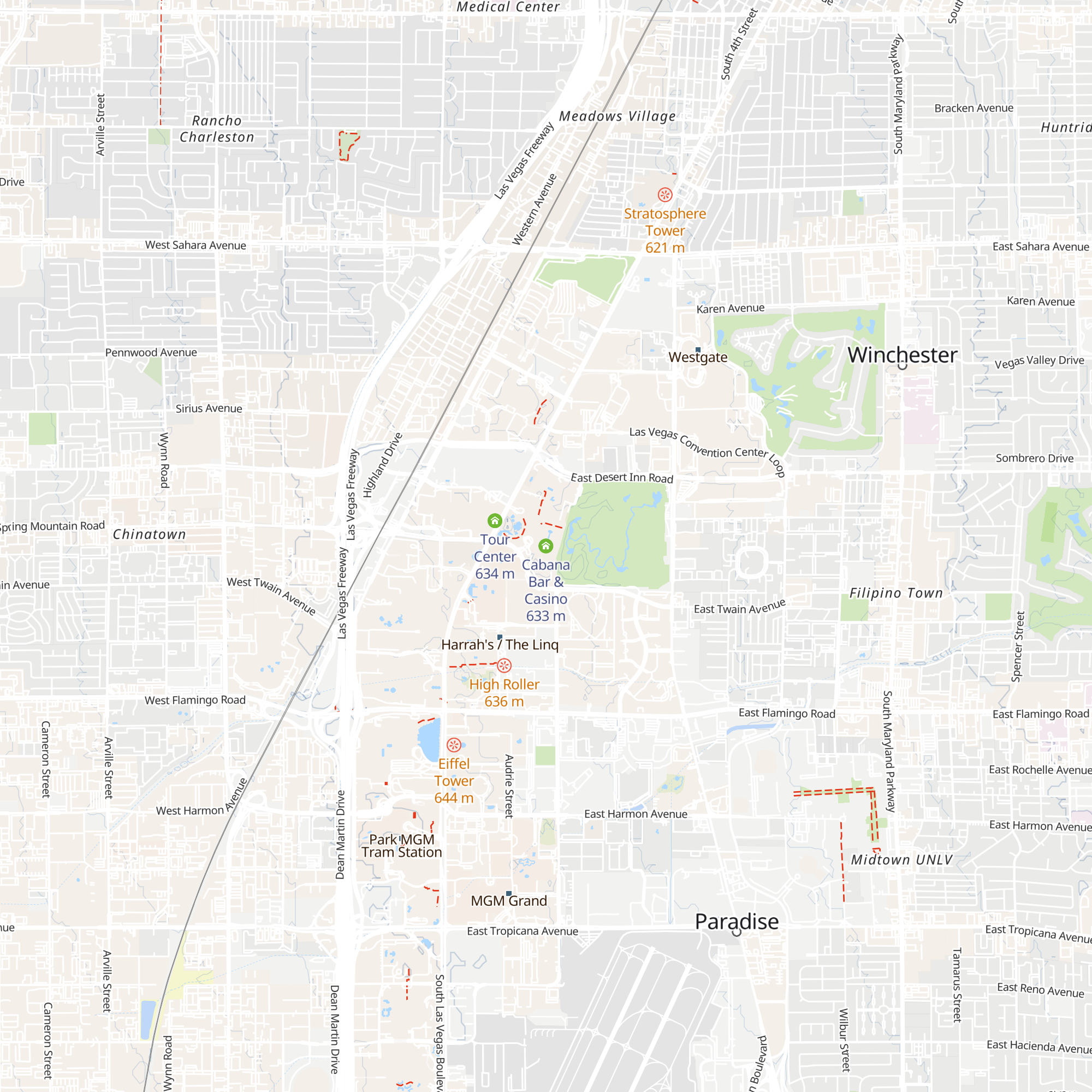 Cabana Bar & Casino map