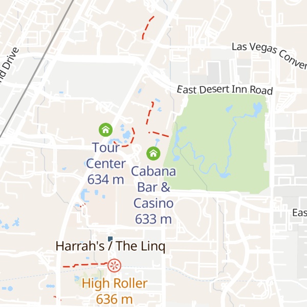 Map of Cabana Bar & Casino