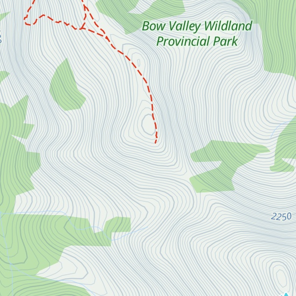 Map of Mount McGillivray