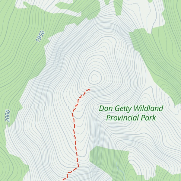 Map of Black Rock Mountain