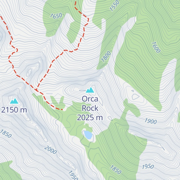 Map of Orca Rock