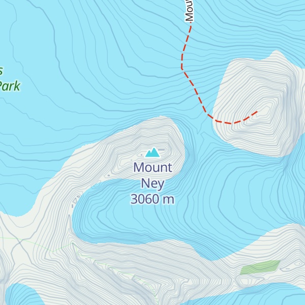 Map of Mount Ney